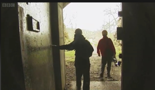 Railway Walks, the Headstock tunnel (from the inside looking out) Monsal viaduct