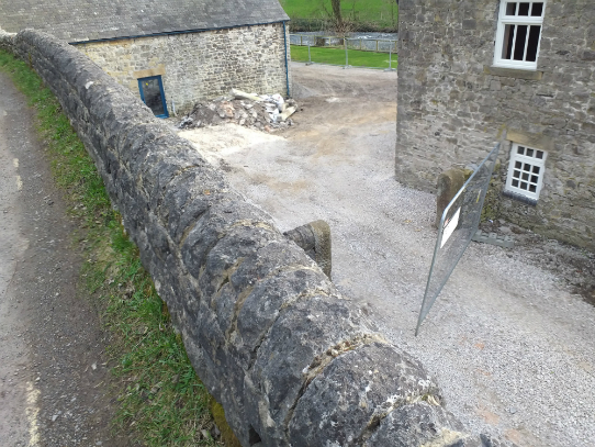 The connection joining Upperdale House and Riversdale Farm in Monsal Valley