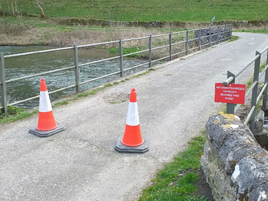 The roadbridge in Monsal Valley