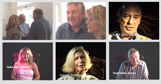 Scenes from the special features section of the Survivors series two DVD