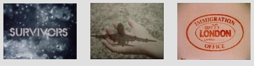 Images from the opening titles of Survivors