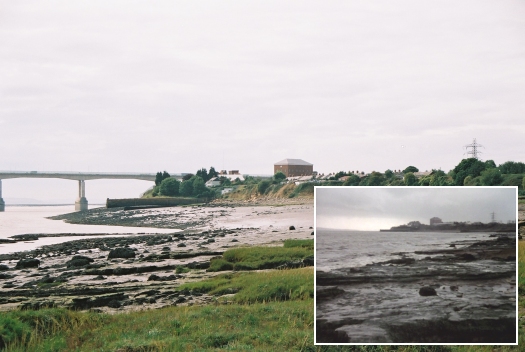 The Severn estuary at Black Rock, location for the opening vista of the second Survivors episode 'Genesis'