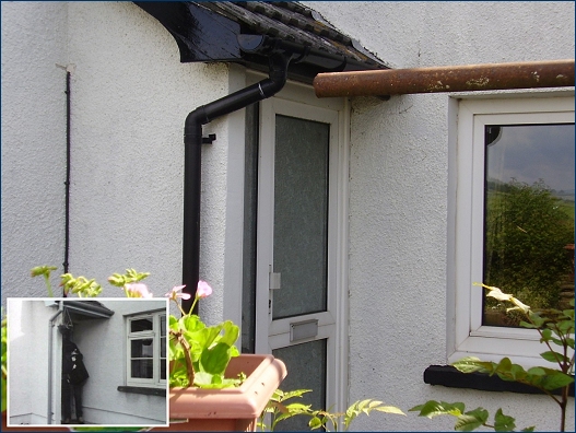 The front door of the Preston family home in the second Survivors episode 'Genesis'